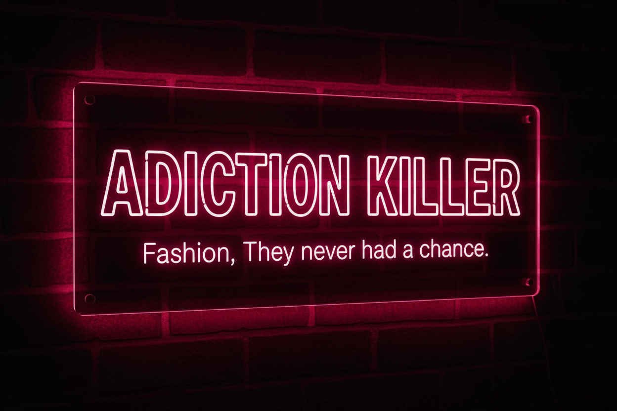 ADDICTION KILLER Neon Header